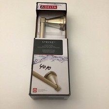 Delta 77655-CZ Stryke Toilet Paper Tissue Holder In Champagne Bronze-New-Sealed.
