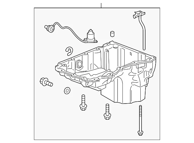 Cacerola de aceite GM genuina 12716566 Foto 4 de 4