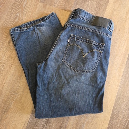 Vintage Levi’s Silver tab Loose Jeans 36x30 stonewash blue 90s Y2K Skater - Image 1