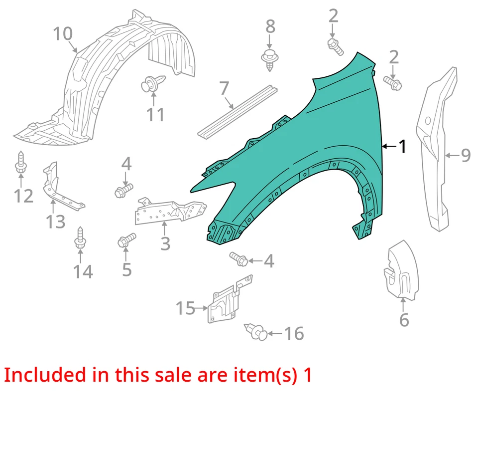 Mazda CX-5 2013-2016 conductor guardabarros delantero delantal panel izquierdo LH NUEVO KD53-52-211A Foto 3 de 4
