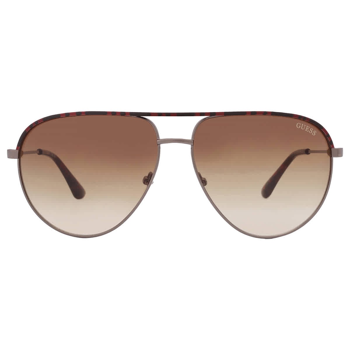 Мужские солнцезащитные очки Guess Factory Brown Pilot GF5083 08F 62 GF5083 08F 62