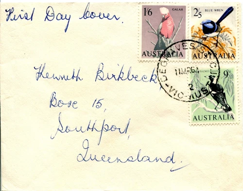 1964 Australian Birds - Private maker FDC