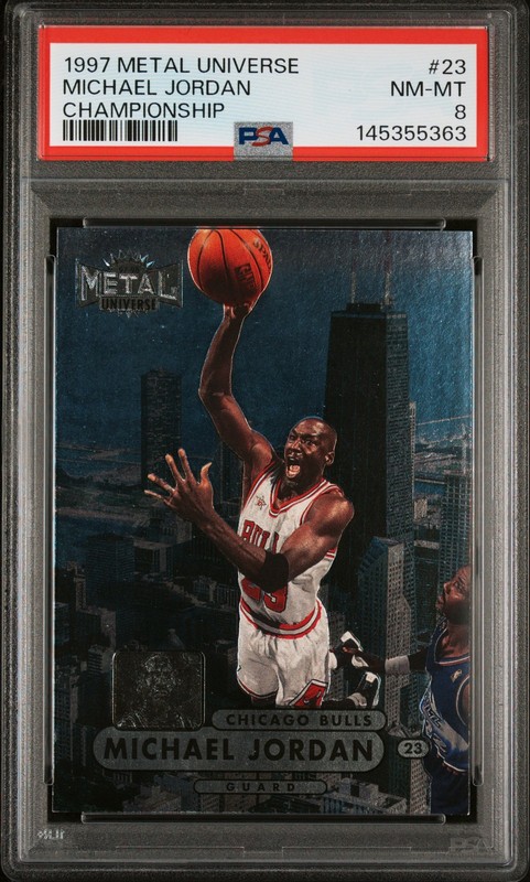 97-98 Michael Jordan Metal Universe - Michael Jordan Cards