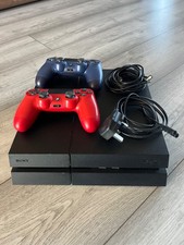 Sony PlayStation 4 (PS4) - 500GB - Black Console, 2 Controllers & Cables & Stand