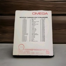 Omega D Series 423-355 Negative Carrier VTG Camera Photography 2 1/4x2/14 Inch