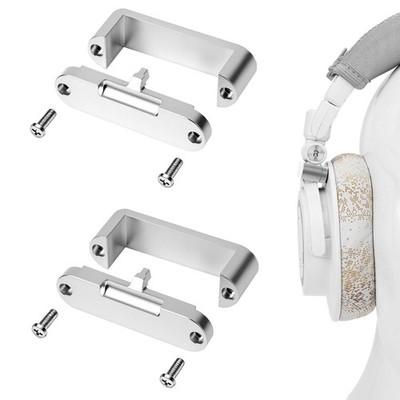 Geekria Headband Metal Hinge for ATH-M50, ATH-M50x Headphones (Silver)