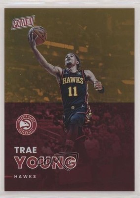 2022 Panini National Convention Orange 127/199 Trae Young #31 8em