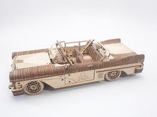 Completed Wooden 3D Puzzle Dream Cabriolet VM-05 Model Car Kit UGEARS