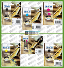 Genuine Epson 16 / 16XL Ink Singles or Multipack - Choose Yours Below