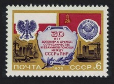 USSR 30th Anniversary of Soviet-Polish Friendship 1975 MNH SG#4403