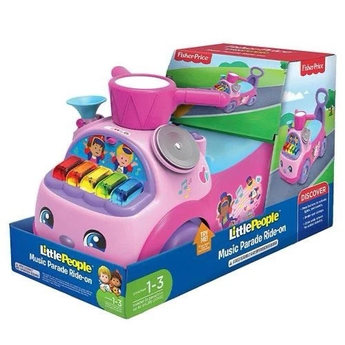 Игрушка для верховой езды Fisher-Price Little People музыкальный парад с музыкой розовая - Изображение 2 из 4