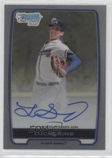 2012 Bowman Draft Chrome Picks Refractor Lucas Sims #BCA-LS Auto 0jd0