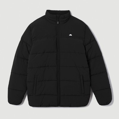 Ellesse Mens Puffer Jacket Nebulus Padded Jacket Black
