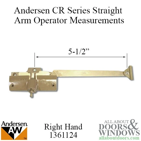 Andersen Straight Single Arm Operator Perma-Shield Wood Casement Window Right H - Image 2 of 3