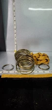Lot 6 of Craft Rings Gold Brass  Metal for Dreamcatcher/ Plant Hanger