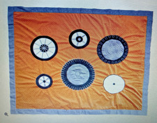 New Infant Crib Set One Grace Place Teyo's Tires Quilt Sheet Skirt Orange