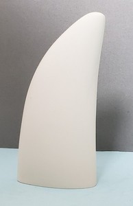Vintage ARTEK Faux Ivory Whale Tooth No Design 5-1/2" Tall