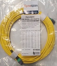 Optospan MAMA-JS212NXP10 10m OS2 Single Mode 9/125 Yellow MTP(F)-MTP(F)