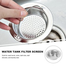 2 Pcs Spülbecken Abflusssieb Waschbecken Zubehör Maschenspülensieb