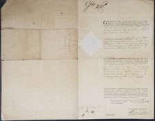 KING GEORGE III (GREAT BRITAIN) - ROYAL LICENSE SIGNED 05/12/1808