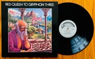 GRYPHON: Red Queen To Gryphon Three~N Mint Prog Rock DJ/Promo Album~BELL #1316