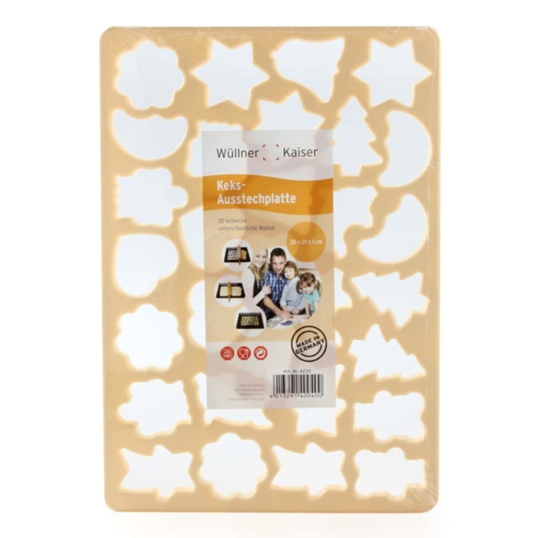 Assorted Christmas Cookie Cutters Tray 30x21 Cm - Christmas Cookie Shapes Tray