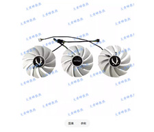 Graphics Card Cooling Fan GA92S2U For ZOTAC RTX3080 Trinity White Edition