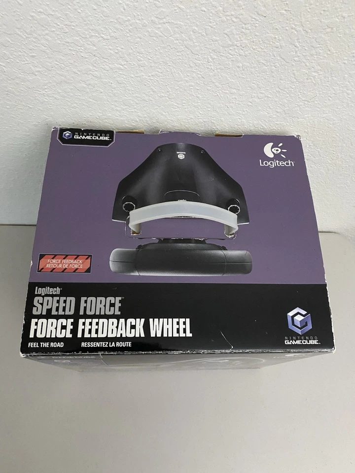 Logitech Speed Force Racing/Steering Wheel Nintendo GameCube Complete In Box CIB - Image 2 of 4