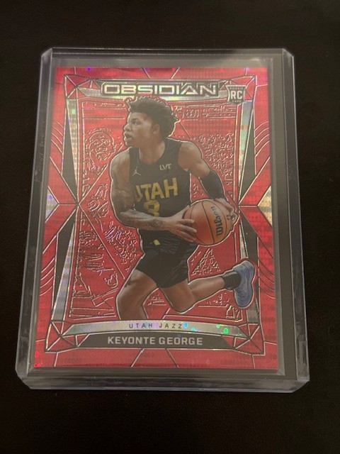 2023-24 Panini Obsidian - Keyonte George #35 Electric Etch Lucky Envelopes /8 