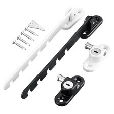 Window Lock Limiter 2pcs Adjustable Multi Stage for Secure Ventilation Control