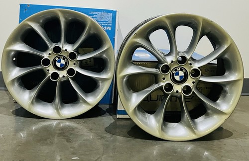 Silver BMW 106 "Turbine" alloy wheels for BMW Z4 (E85/E86) 2003 and 2008. - Picture 3 of 24