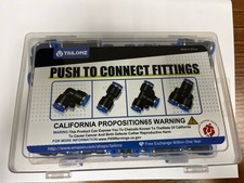 76PCs Quick Connect Air Hose Fittings 6/8MM OD Pneumatic Push-To-Connect