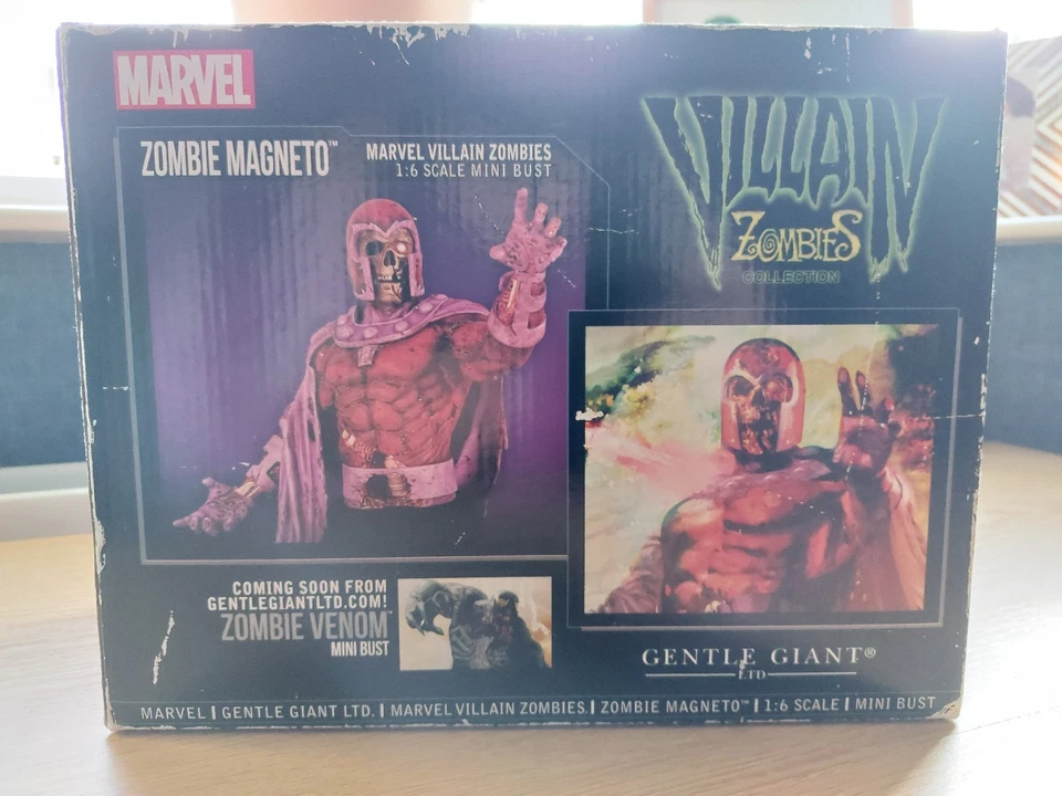 MARVEL Zombies X-Men Magneto Mini Bust Gentle Giant #1353 / 1500. - Image 4 of 4