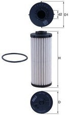 MAHLE HX 190D Automatikgetriebe Ölfilter Getriebeölfilter für VW TIGUAN (5N)