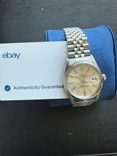 eBay Live - Rolex Datejust 36mm Silver Index Dial Jubilee Bracelet 16014 - 1984