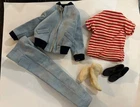 Vintage Mattel Barbie Ken Doll The Yachtsman #789 Pants Jacket Shirt Socks&shoes
