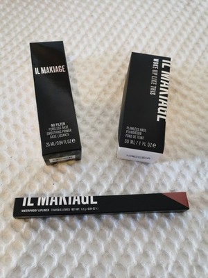 NEU UND VERPACKT Il Makiage Foundation-Farbton in Originalgröße 60, Grundierung & KOSTENLOSER Lipliner UVP 103 £
