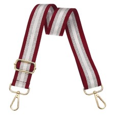 Purse Strap Wide Shoulder Strap Adjustable Crossbody Bag Straps Deep Red