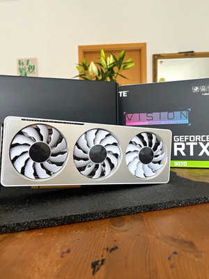 GIGABYTE GeForce RTX 3070 VISION OC 8GB PCIe, DP/HDMI (GV-N3070VISION OC-8GD)