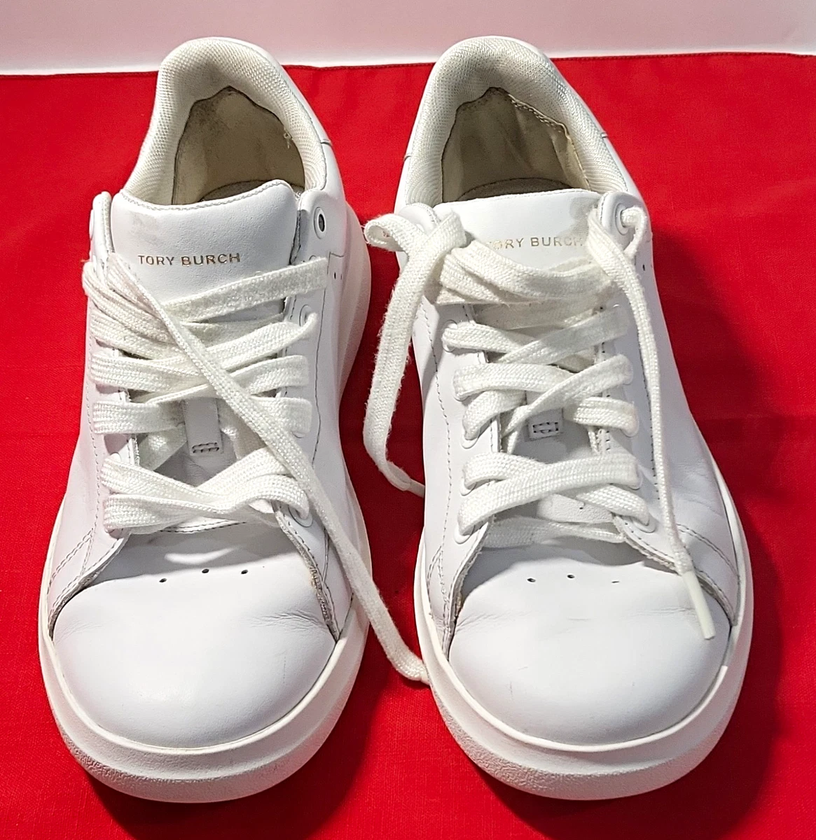 Tory Burch White Leather Athletic Shoes for Women for sale | eBay