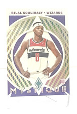 RC #'d /75! Bilal Coulibaly 2023-24 Panini Phoenix Mystique Purple #'d 65/75 RC