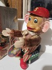 Old 1960s Battery Operated Playing Yo-Yo Monkey In Box — photo 2