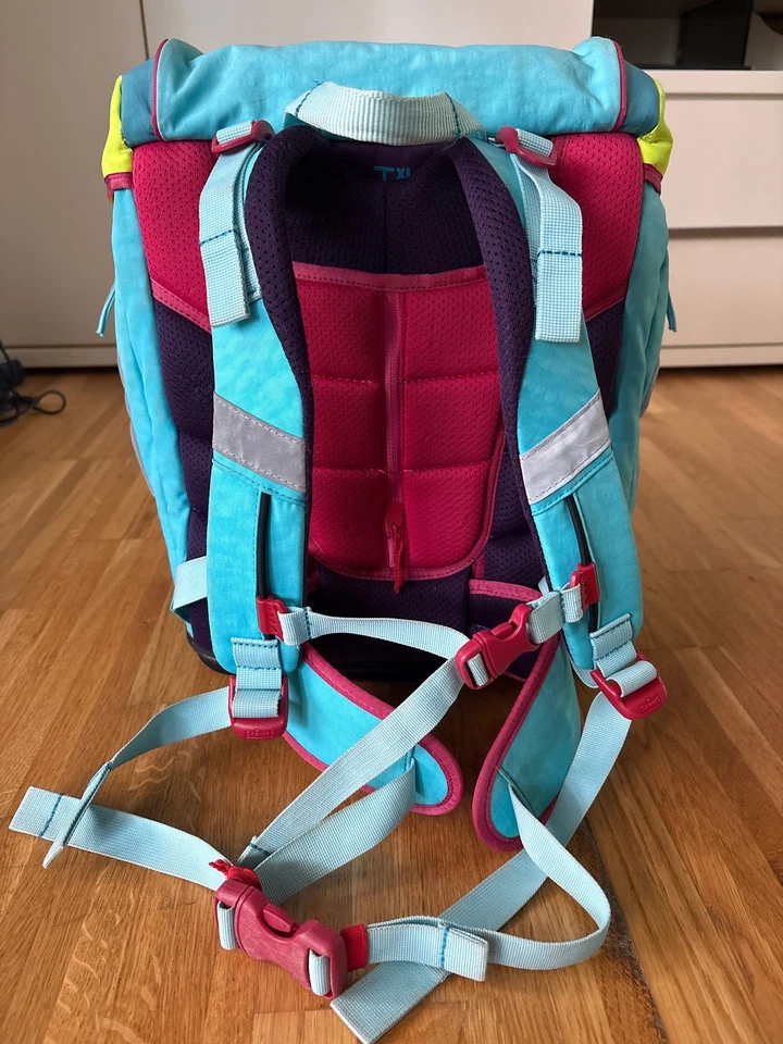 Scout Schulranzen Delfine Kinder Blau Ranzen Höhe 41cm Breite 29cm - Bild 2 von 4