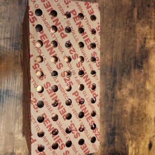Pennies $25 FV Coin Roll Box SEALED cent rolls
