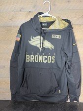 AUTHENTIC Nike Denver Broncos 2020 Salute to Service Hoodie Mens NFL Sideline
