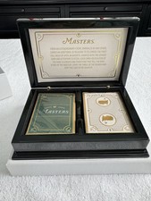 Masters Decorative Box and Playing Cards Augusta National Golf NIB