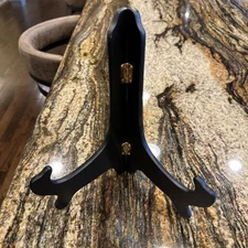 Black Wooden Display easel Stand  10”