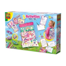 SES Creative 02401 Activity Bag - Make Bracelets - Colouring - Stickering - Craf