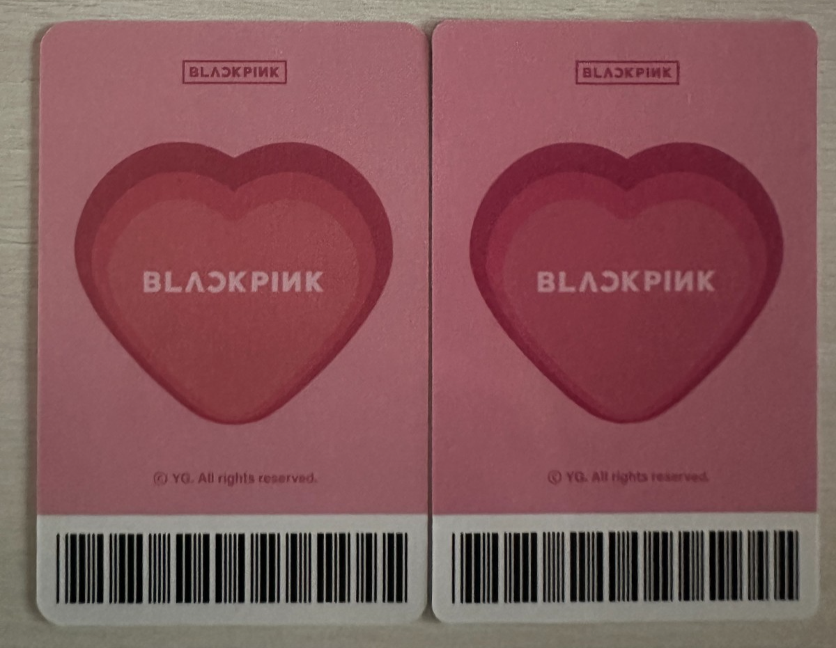 BLACKPINK Jennie Rosé Official Light Stick Ver.2 PC Set or