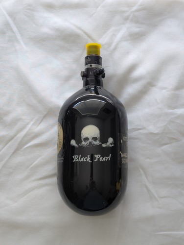 Black Pearl Ninja 68/4500 Pro Regulator Paintball Tank Gloss Black